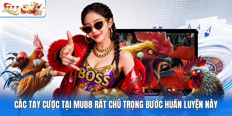 Các tay cược tại MU88 rất chú trọng bước huấn luyện này