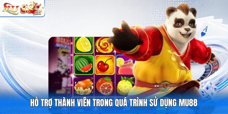 Hỗ trợ thành viên trong quá trình sử dụng MU88